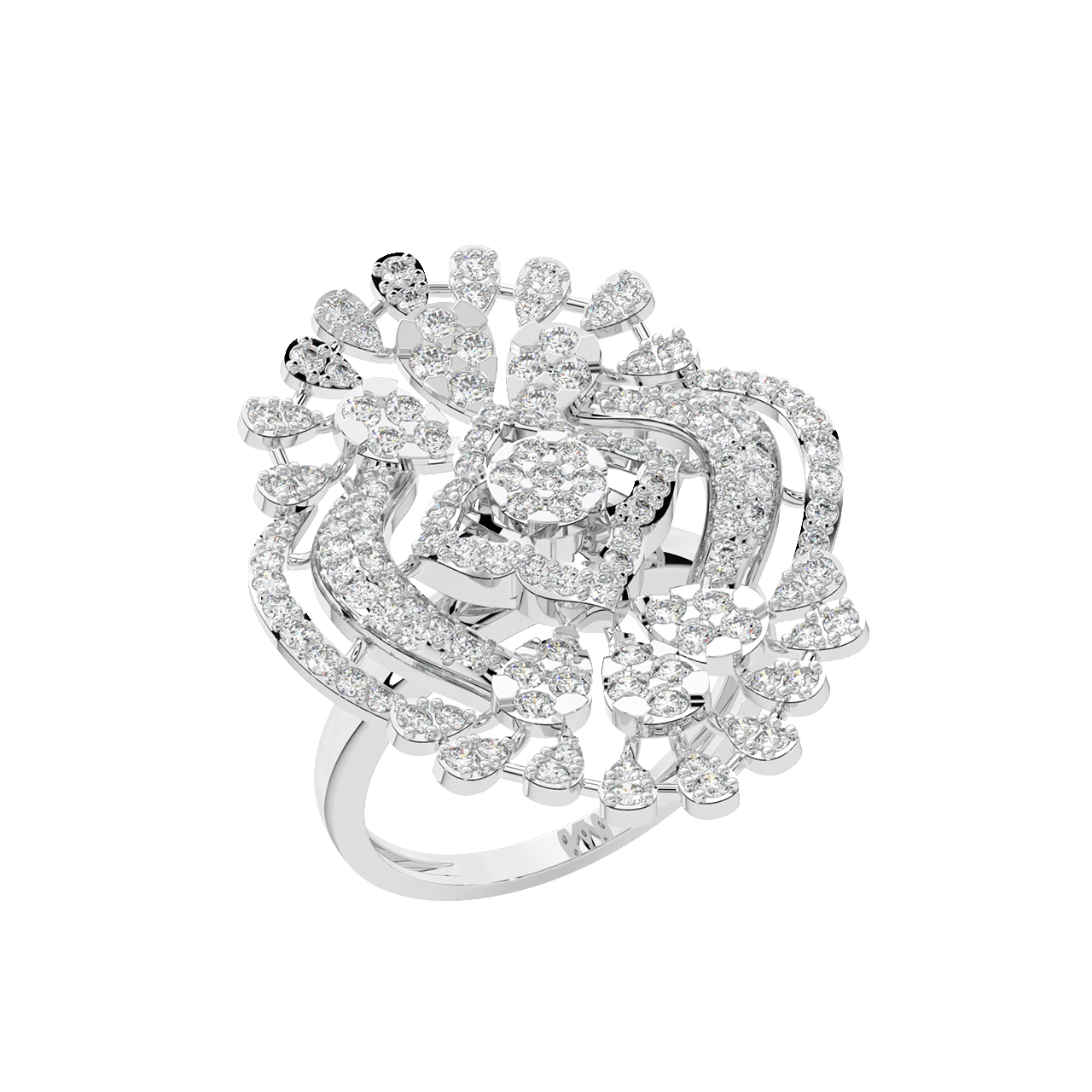 Diantha Round Diamond Engagement Ring